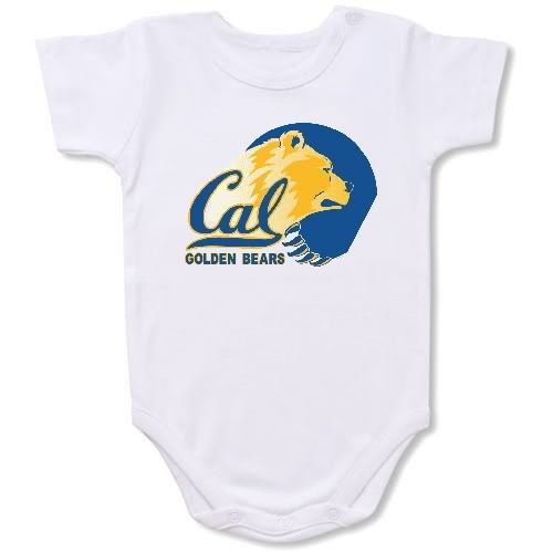 California Golden Bears Baby Bodysuit Creeper #01